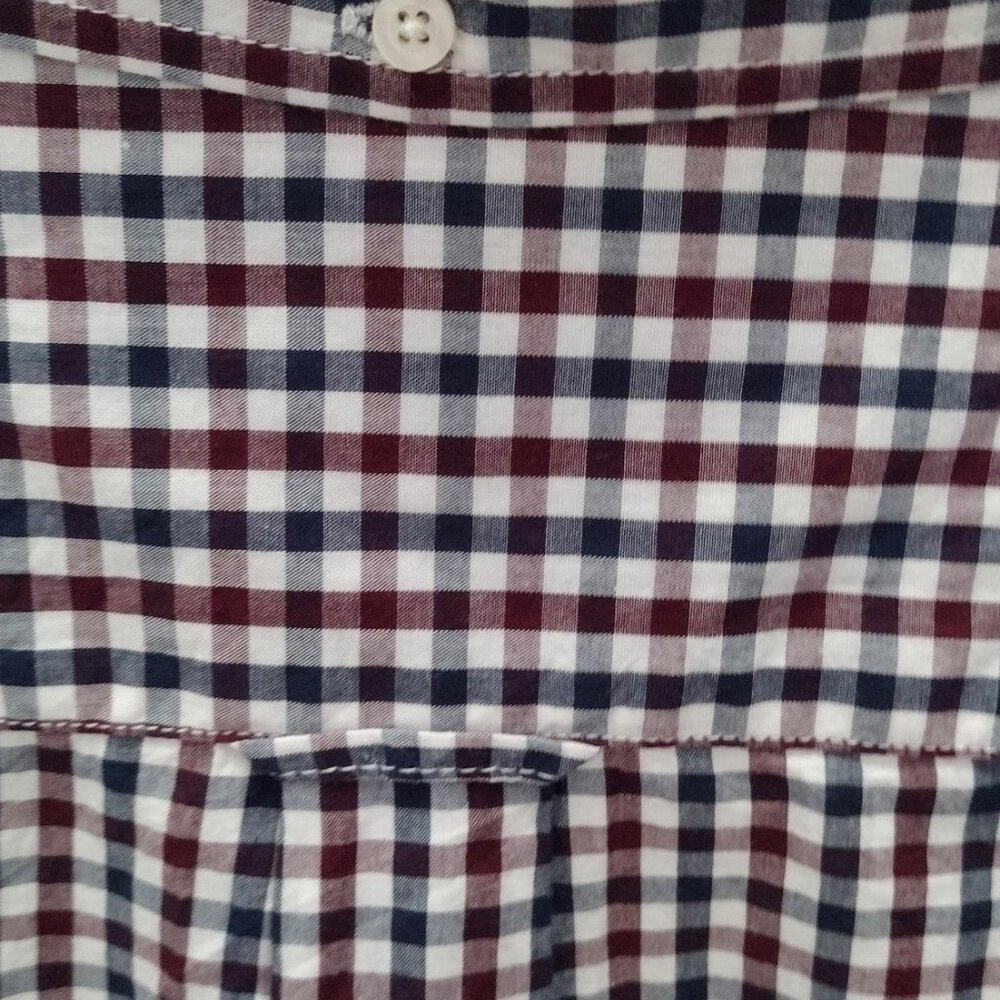 PRINCE & FOX Men’s Button Down Shirt XL Checkered Long Sleeve Casual Classic Fit - Picture 9 of 9